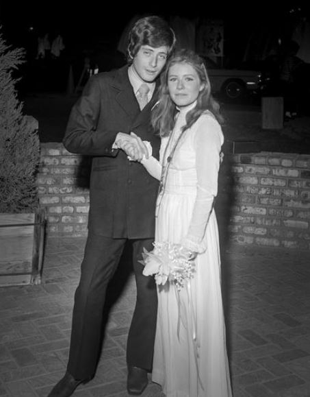 Michael Tell and Patty Duke on their wedding day